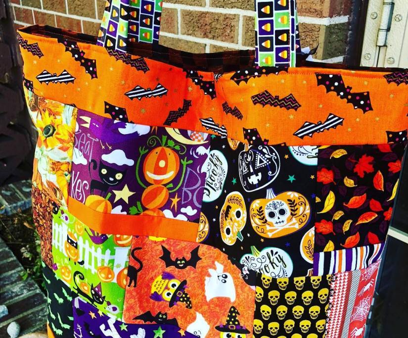 halloween patchwork